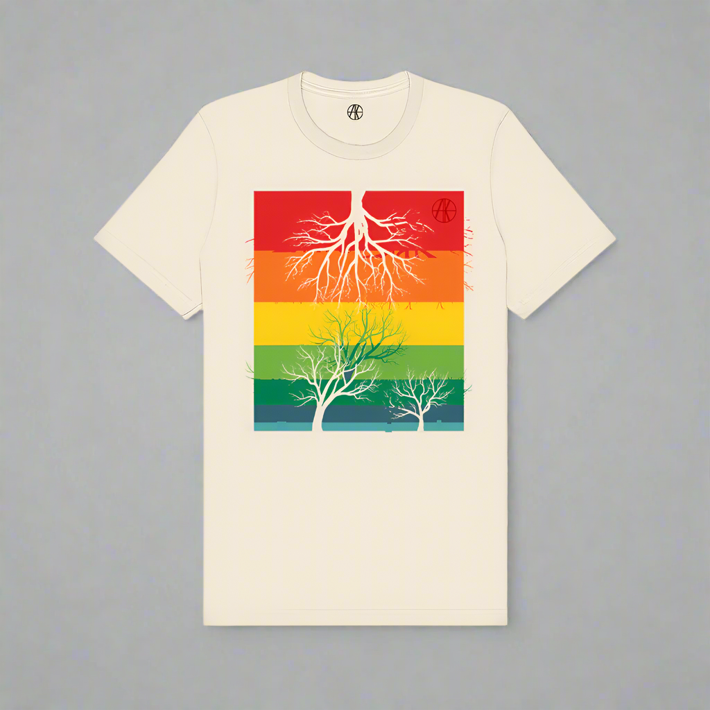 Rainbow Deciduous Tee