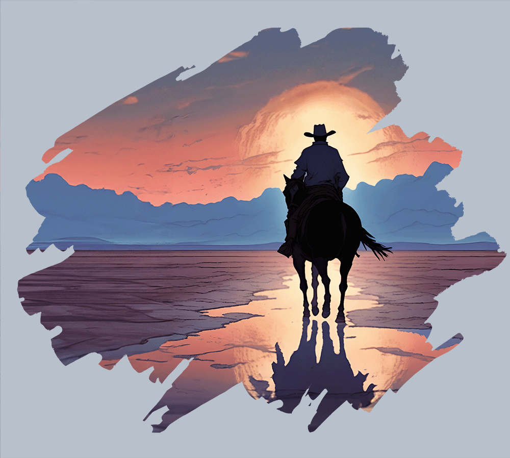 Cowboy on the Salt Flats Tee